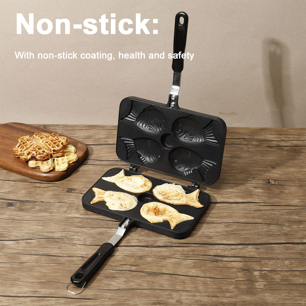 Dört Balık Şeklinde Taiyaki Ta - Tteokbokki Rice Cake incelemesi ve fiyatı